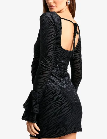 Rochie scurta Boohoo, negru Negru