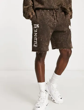 Pantaloni scurti ASOS, maro