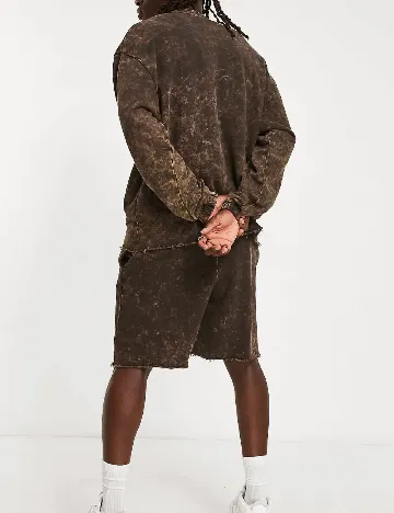 Pantaloni scurti ASOS, maro