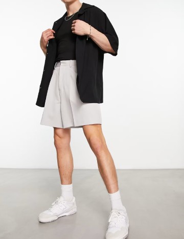 Pantaloni scurti ASOS, gri