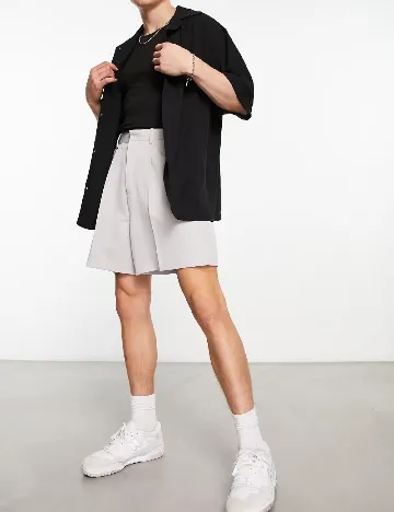 Pantaloni scurti ASOS, gri