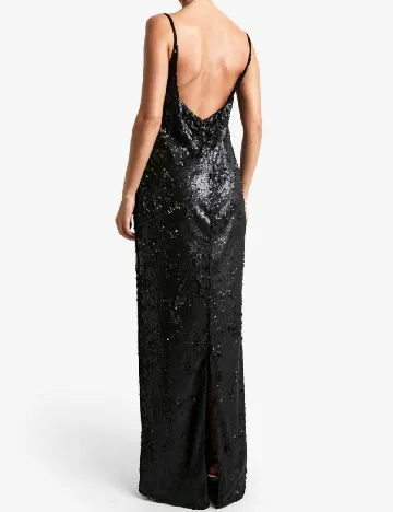 Rochie lunga Boohoo, negru Negru