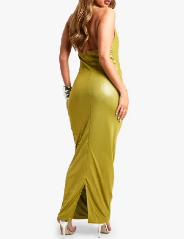 Rochie lunga Boohoo, verde