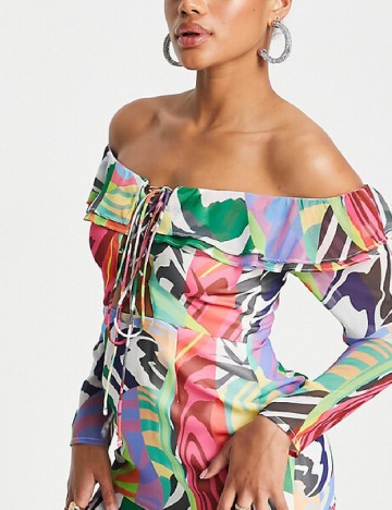 Rochie scurta AsYou, mix culori