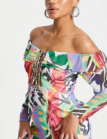 Rochie scurta AsYou, mix culori Mix culori