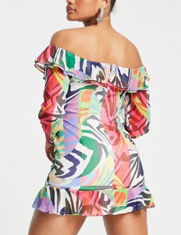 Rochie scurta AsYou, mix culori