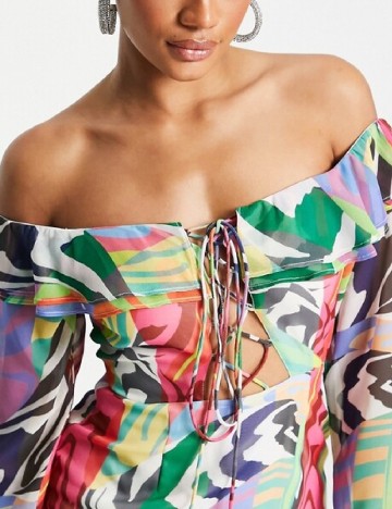 Rochie scurta AsYou, mix culori