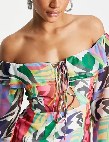 Rochie scurta AsYou, mix culori Mix culori