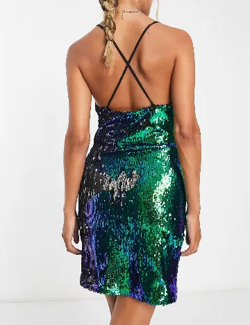 Rochie scurta Top Shop, mix culori