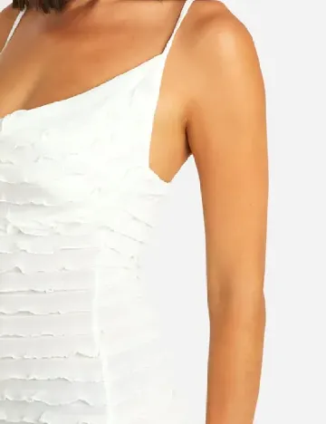 Rochie lunga Boohoo, ecru