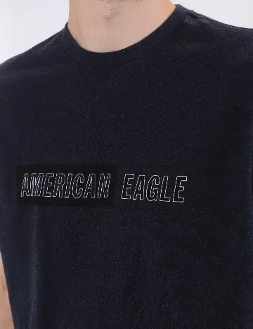 Tricou American Eagle, bleumarin inchis