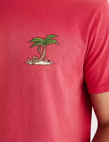 Tricou American Eagle, rosu Rosu
