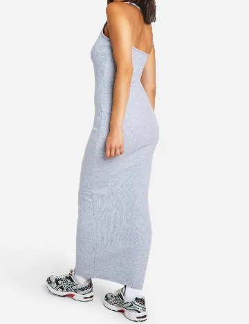 Rochie lunga Boohoo, gri Gri