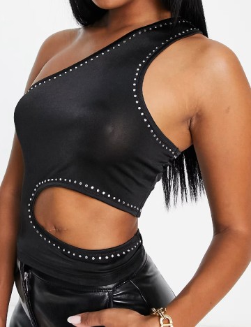 Top ASOS, negru