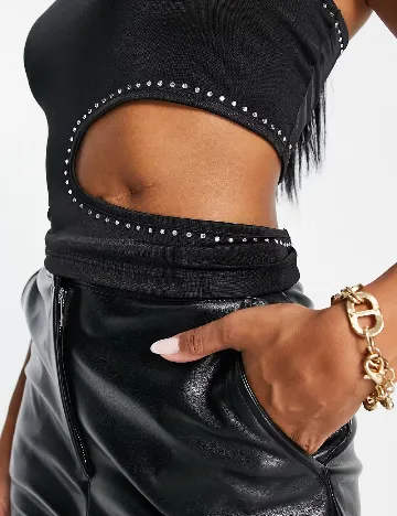 Top ASOS, negru