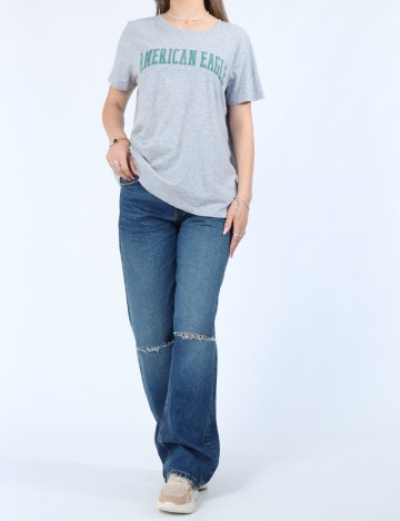 Tricou American Eagle, gri