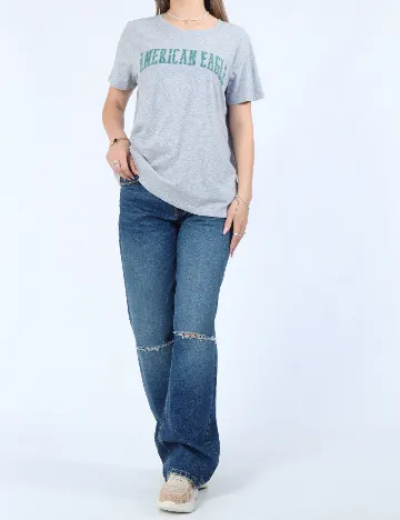Tricou American Eagle, gri
