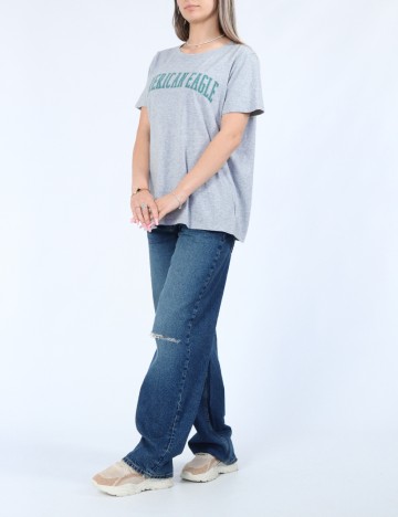 Tricou American Eagle, gri