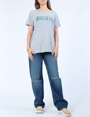 Tricou American Eagle, gri