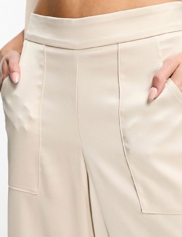 Pantaloni AsYou, crem