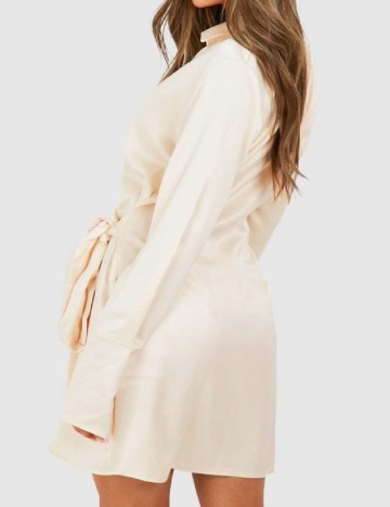 Rochie scurta Boohoo, crem