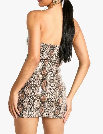 Rochie scurta Boohoo, mix culori
