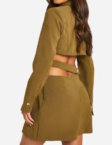 Rochie scurta Boohoo, verde