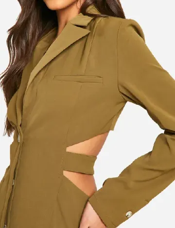 Rochie scurta Boohoo, verde