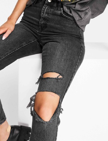 Blugi Top Shop, negru