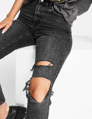 Blugi Top Shop, negru