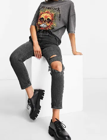 Blugi Top Shop, negru