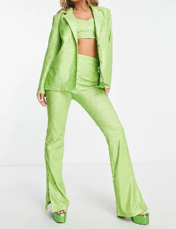 Pantaloni ASOS, verde Verde