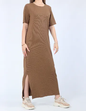 Rochie lunga Vero Moda, maro