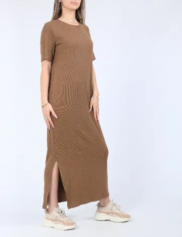 Rochie lunga Vero Moda, maro
