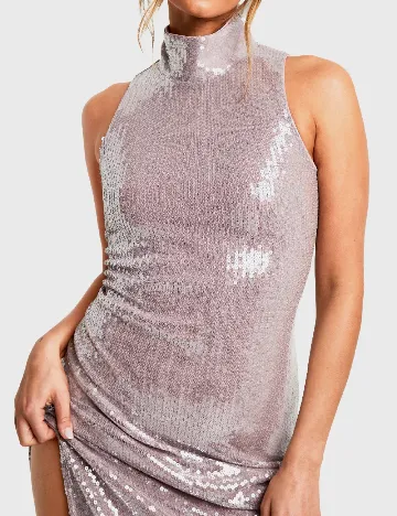 Rochie lunga Boohoo, mov