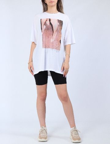 Tricou Oversize Only, alb
