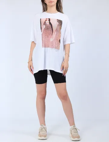 Tricou Oversize Only, alb