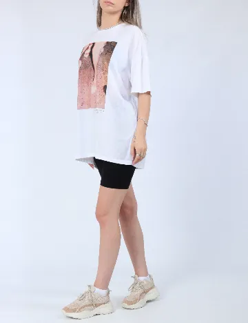 Tricou Oversize Only, alb