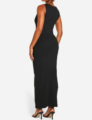 Rochie lunga Boohoo, negru