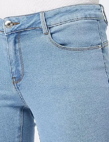 Pantaloni trei sferturi Vero Moda, albastru