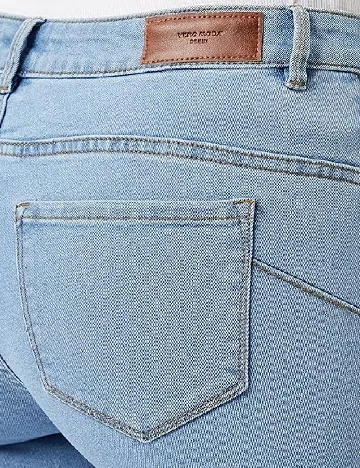 Pantaloni trei sferturi Vero Moda, albastru