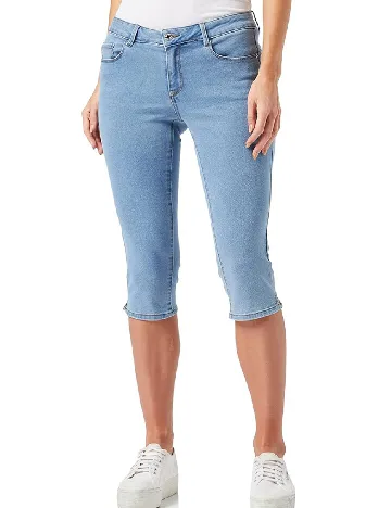 Pantaloni trei sferturi Vero Moda, albastru