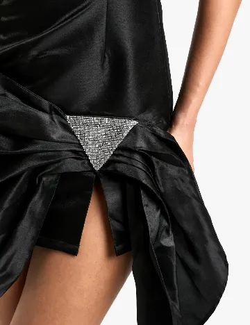 Rochie scurta Boohoo, negru
