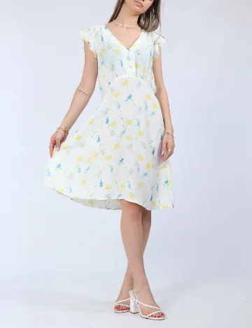 Rochie scurta Vero Moda, alb