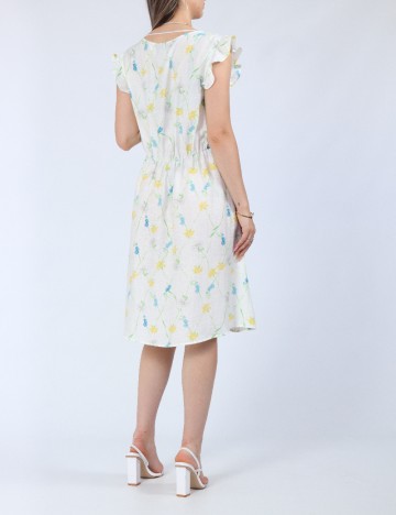 Rochie scurta Vero Moda, alb