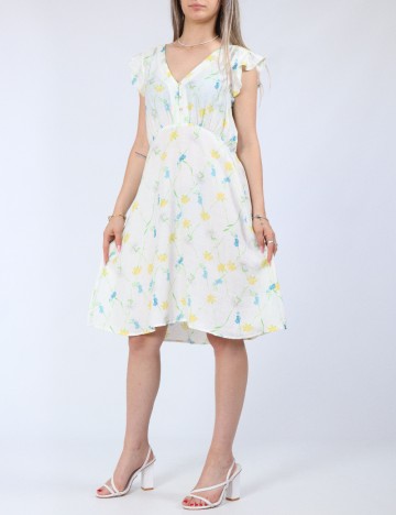 Rochie scurta Vero Moda, alb
