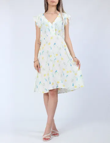 Rochie scurta Vero Moda, alb