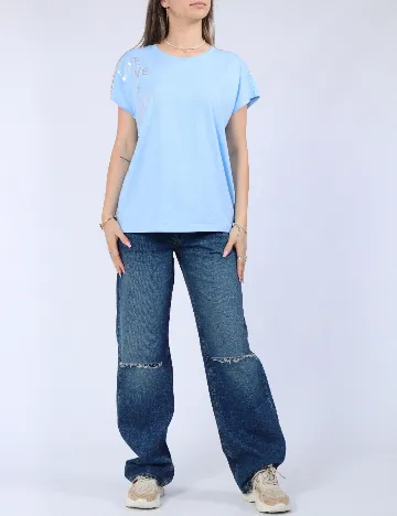 Tricou Vero Moda, bleu