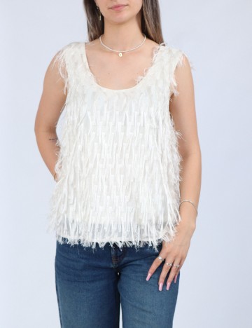 Maiou Vero Moda, alb