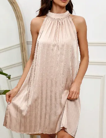 Rochie scurta SHEIN, crem
